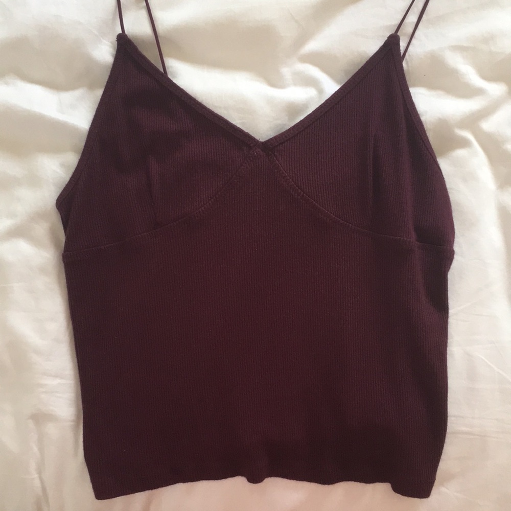 Forever 21 burgundy tank top